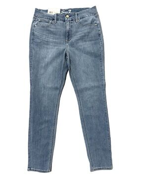 Seven7 Women's Skinny Jeans in Light Blue Wash